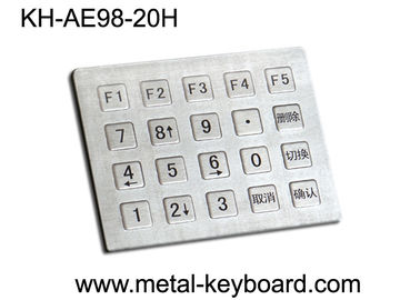 Tongkang Kios Stainless Steel Industri, Tahan Air, Dust proof Keyboard