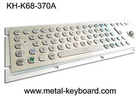 70 Tombol Keyboard Komputer Logam Industri Dengan Keyboard Kios Trackball / Stainless Steel