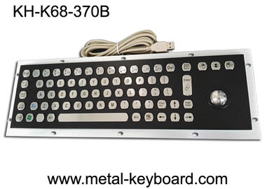 Kinerja Stabil Keyboard Komputer Metal Industri, Kompatibel Trackball Keyboard