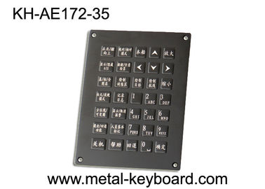 Anti - Vandal Keyboard Stainless Steel Hitam, Keyboard Kelautan Industri