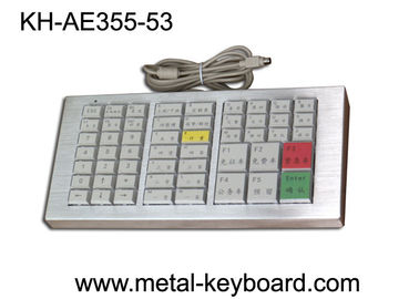 53 Colorful Resin Buttons Keyboard Ruggedized Logam Rusak tahan dan tahan debu
