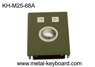 Laser Menunjuk Panel Industri Trackball Mouse, IP65 Ratakan Trackball Kasar