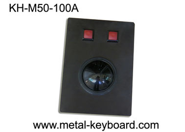 Metal Black Marine Console Trackballs Industri Mouse dengan USB Interface