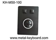 Marine Control Tracking mouse dengan Black Metal Panel dan 50MM Resin Trackball industrial