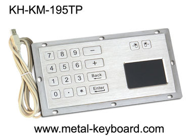 CE / ROHS / FCC Rugged Touchpad Keyboard , water proof kiosk keypad with touchpad
