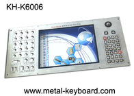 Customizable Industrial Metal Keyboard Dibangun dalam 30 tombol dan trackball 19mm