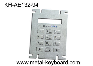 Customized Metal Panel Mount Keypad dalam Matriks 3x4 untuk Stasiun Pengisian LPG