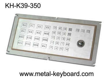 Long Life Industrial Ruggedized Keyboard dengan Metal Panel Mount dan Laser Trackball