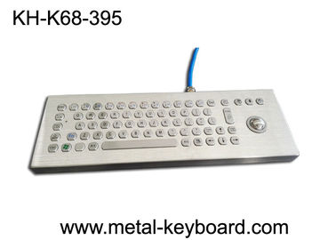 70 Tombol Keyboard komputer logam Industri Kasar dengan trackball 25mm