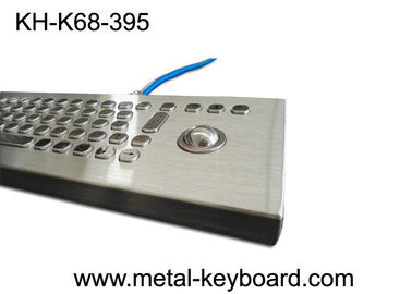 70 Tombol Keyboard komputer logam Industri Kasar dengan trackball 25mm