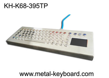 70 Tombol Keyboard PC Industri Logam dengan touchpad Pada Antarmuka USB