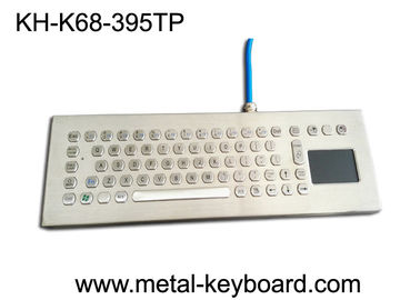 70 Tombol Keyboard PC Industri Logam dengan touchpad Pada Antarmuka USB