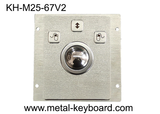 25mm Trackball serbaguna dengan 3 tombol dan konektor USB atau PS2