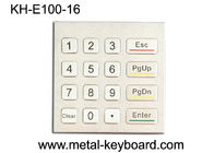 10mA Kasar Tahan Air Kontrol Akses Keypad 16 Kunci Stainless Steel Keypad Numerik