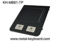 2 Kunci Industrial Menunjuk Panel Perangkat Mount Touchpad Hitam Stainless Steel Tahan Lama