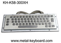 Waterproof Vandalproof Industrial Logam Keyboard Stainless Steel Disesuaikan Desain