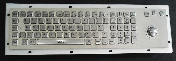 80 Kunci IP65 Rated Metal Industri Keyboard Dengan Trackball Mouse Dan Numeric Keypad