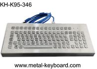 95 Tombol PS2 USB Stainless Steel Keyboard FCC Dengan Keypad Numerik